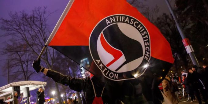 Das Logo der Antifa.
