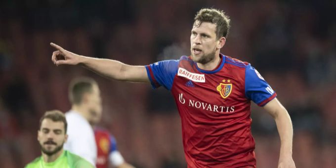 Fabian Frei jubelt nach seinem Treffer gegen den FCZ. Fabian Frei FC Basel