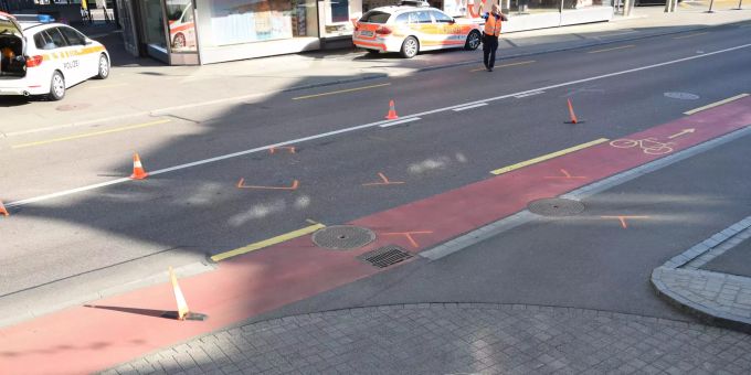 Rapperswil-Jona: Velofahrer verletzte sich unbestimmt.