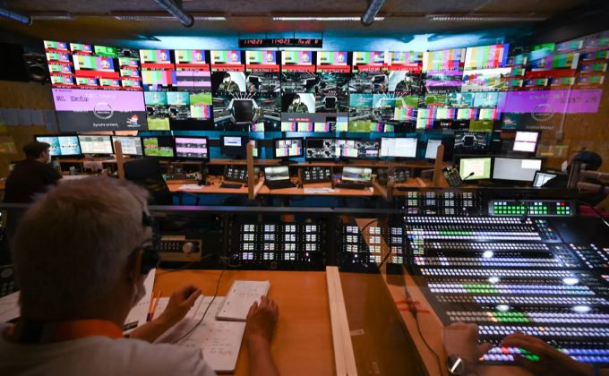 Das ZDF-Studio in Mainz. ZDF