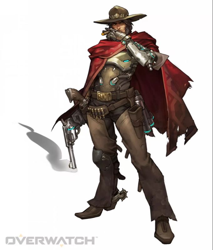 Der Cowboy Jesse McCree aus Overwatch heisst neu Cole Cassidy. Overwatch Cole Cassidy