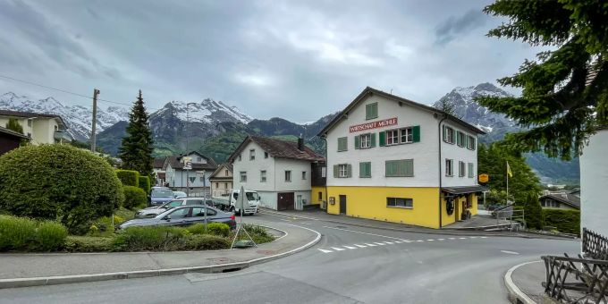 Dorfzentrum von Schattdorf. Dorfzentrum von Schattdorf.
