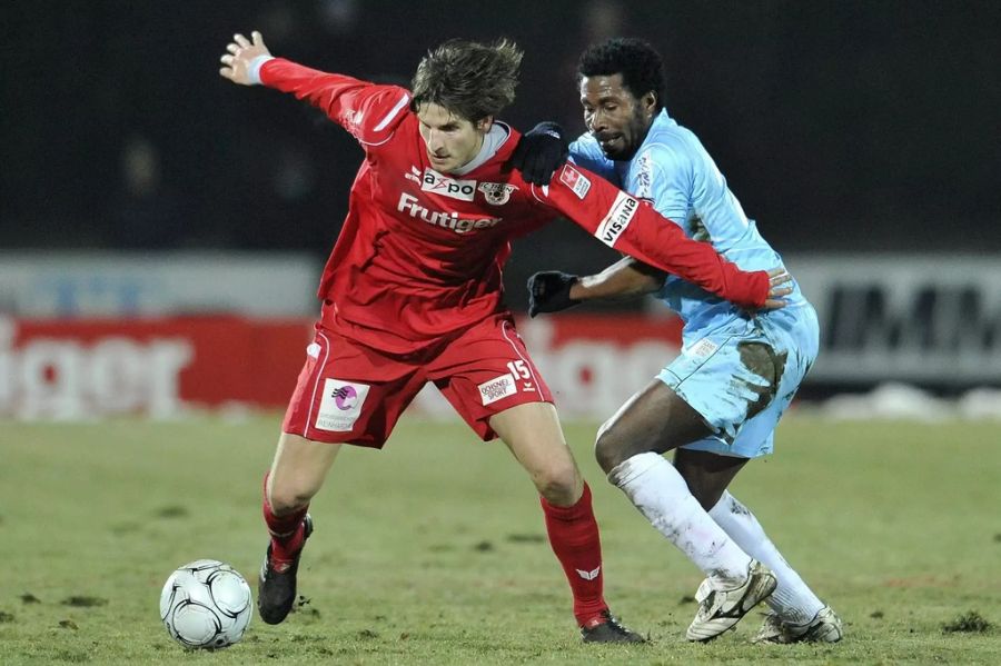 Seine ersten Schritte im Profifussball machte er beim FC Thun. (Archivbild)