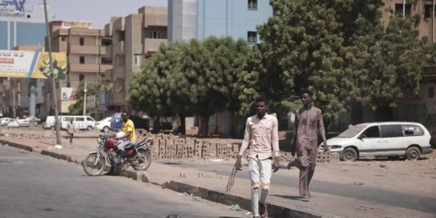 Nach dem Putsch am 25. Oktober 2021 hat das Militär die Macht im Sudan übernommen. Foto: Marwan Ali/AP/dpa