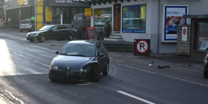 Unfall in Buchs.