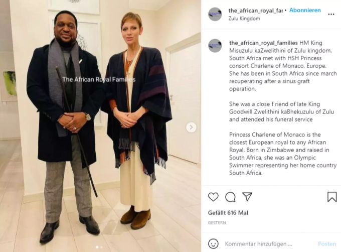 Fürstin Charlène wagt sich nach ihrem Zusammenbruch wieder an ihre Termine. Charlène