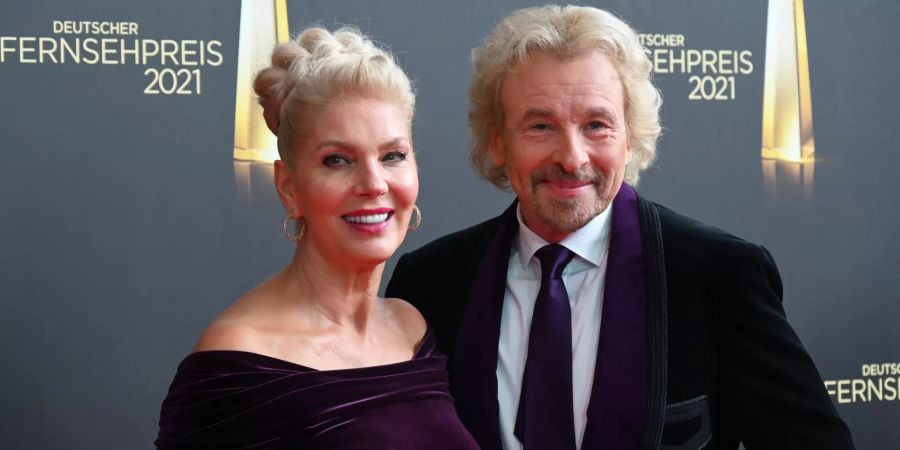 Entertainer Thomas Gottschalk und seine Freundin Karina Mross.