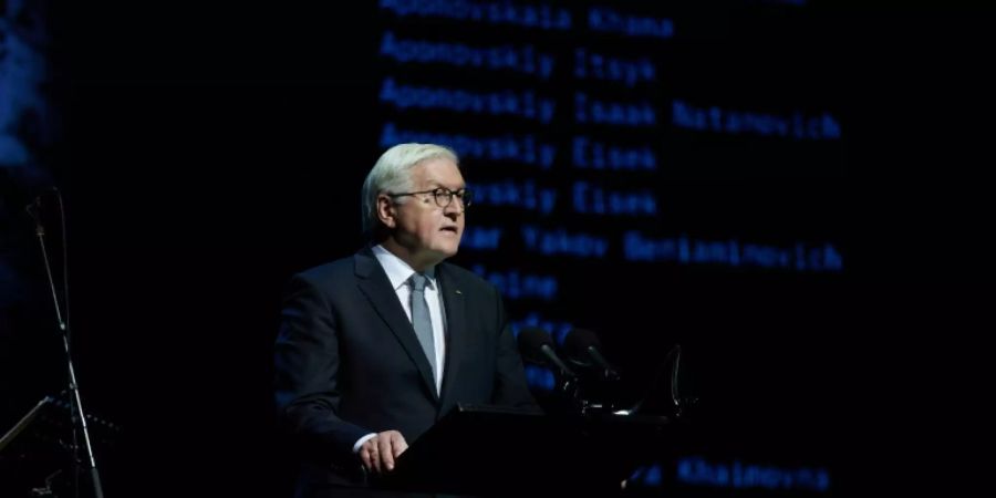 Steinmeier bei der Gedenkveranstaltung in Kiew