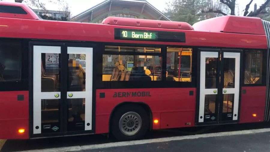 Der ÖV in Bern zeigte sich am Montagmorgen «auffallend leer».