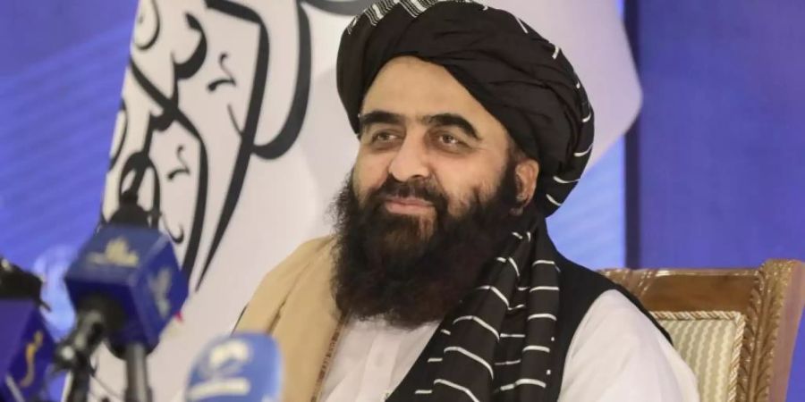 Amir Chan Motaki, Aussenminister des neuen Kabinetts der Taliban. Foto: Muhammad Farooq/AP/dpa