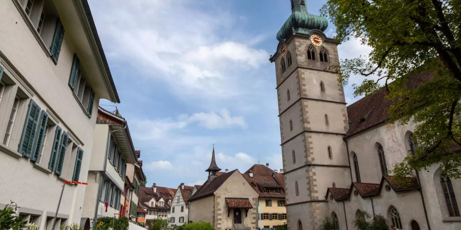 Die katholische Kirche in Bischofzell.