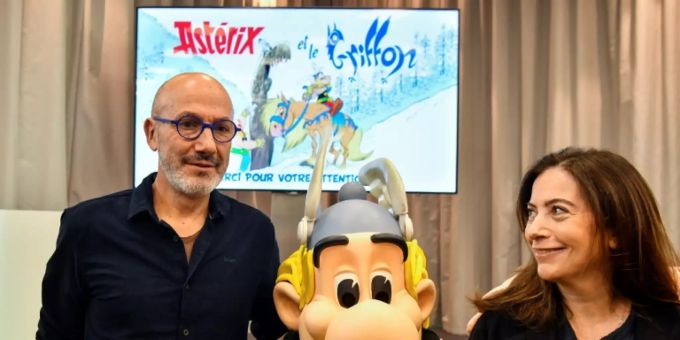 Jean-Yves Ferri und Anne Goscinny. Asterix