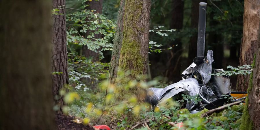 Drei Tote bei Hubschrauberabsturz in Buchen