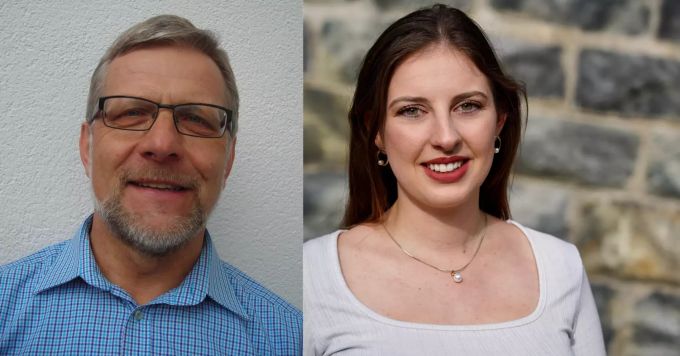 Hans-Ulrich Hachen und Vanessa Bieri führen die SP Frutigland im Co-Präsidium. SP Frutigland Co-Präsidum