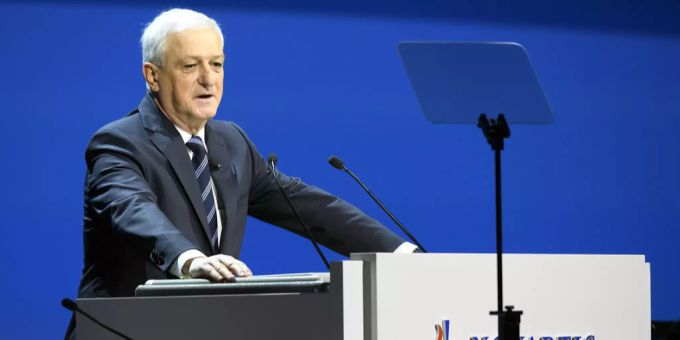 Jörg Reinhardt, der Chef von Novartis im Februar 2021. Novartis Chef