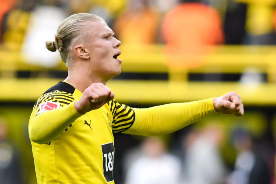 In der laufenden Spielzeit hat Erling Haaland in zehn Pflichtspielen für den BVB schon 13 Tore erzielt.