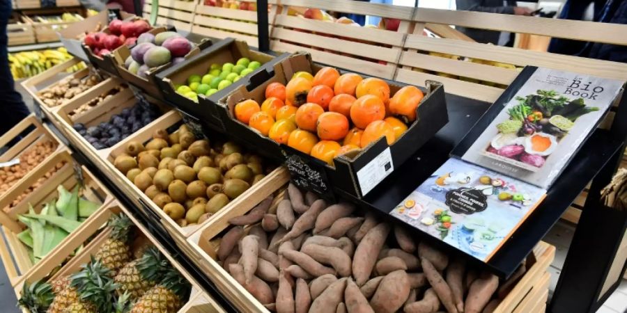 Obst und Gemüse in einem Supermarkt