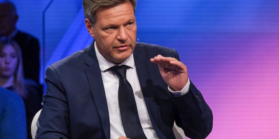 Bundeswirtschaftsminister Robert Habeck zu Gast in der Talkshow «Maischberger».