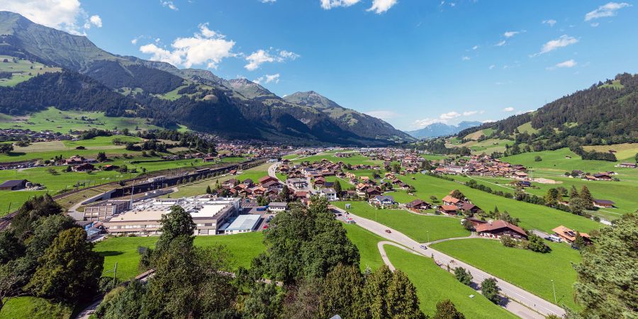 Blick auf Frutigen.