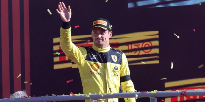 Charles Leclerc (Ferrari) muss sich in Monza mit Platz zwei begnügen. Leclerc Ferrari Formel 1