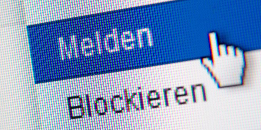 Melden Blockieren Website Mouse