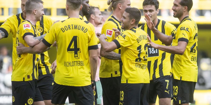 Die Spieler von Borussia Dortmund hoffen gegen Hoffenheim auf einen Mutmacher-Sieg für die kommende Terminhatz.