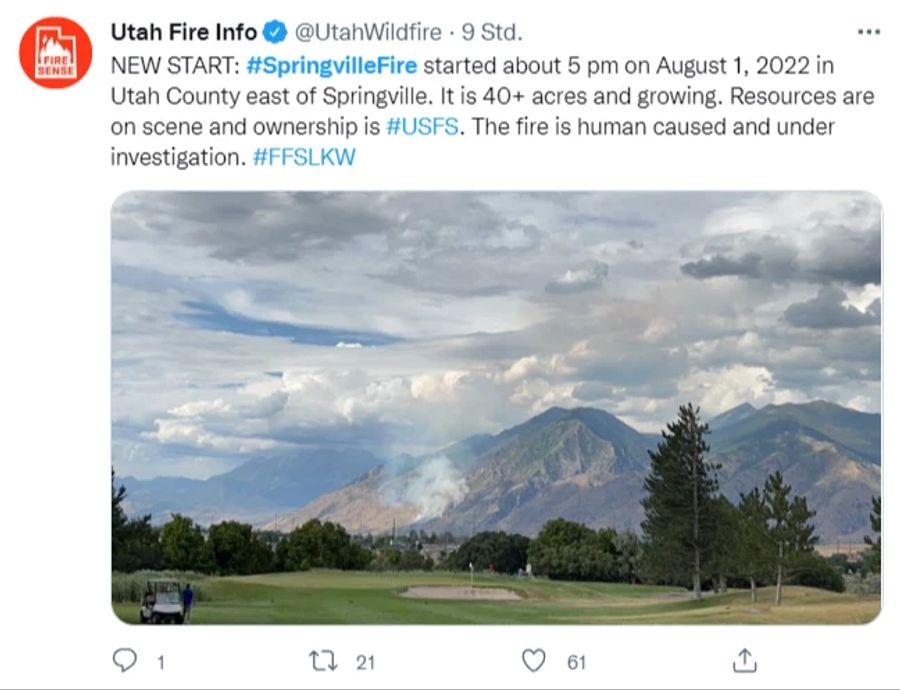 Feuer Utah