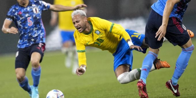Neymar ist der Schlüsselspieler bei Brasilien. Neymar