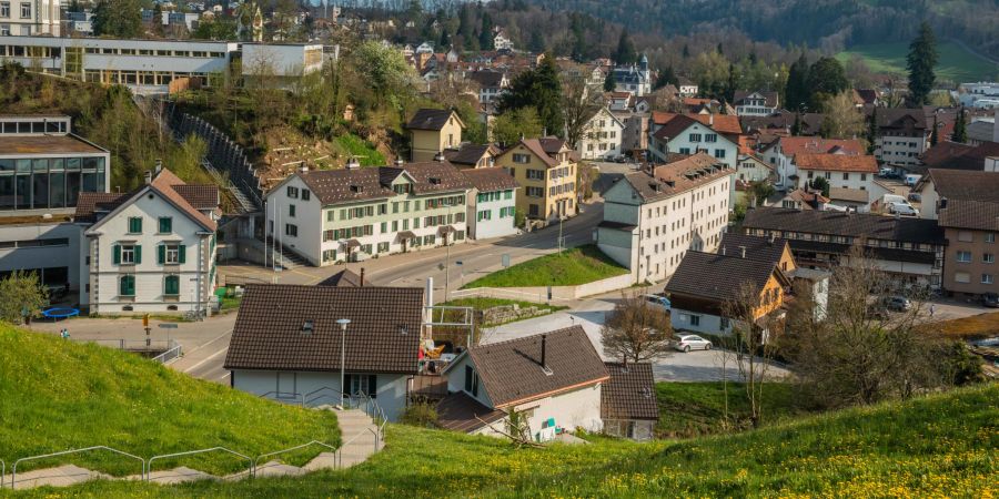 Blick auf die Gemeinde Wald ZH.