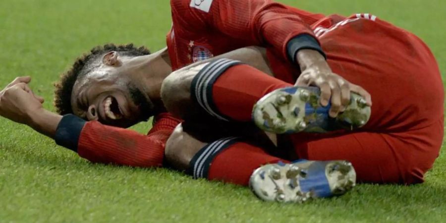 Kingsley Coman hatte sich gegen Augsburg am linken Fuss verletzt. Foto: Stefan Puchner