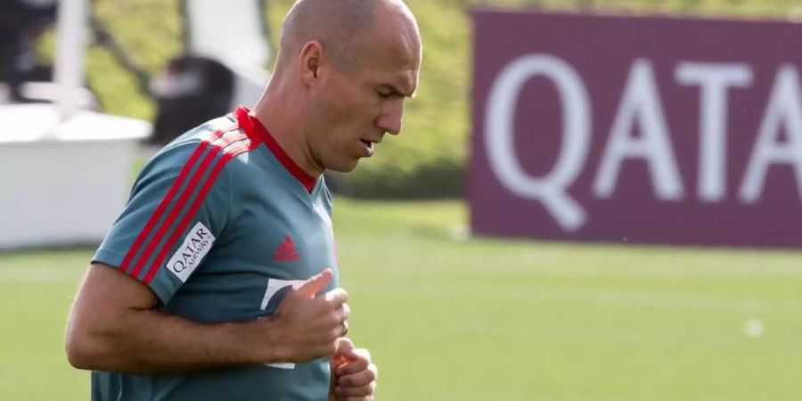 Frustriert: Bayern-Star Arjen Robben. Foto: Peter Kneffel