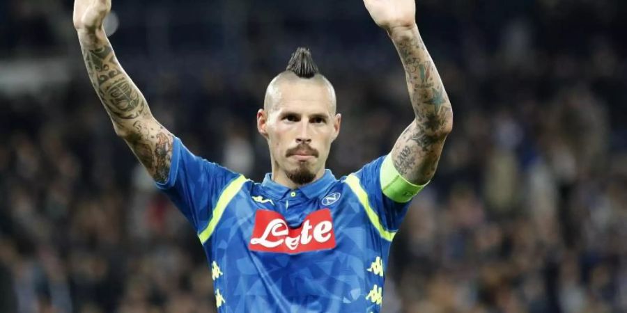 Sagt dem SSC Neapel Ciao: Marek Hamsik. Foto: Francois Mori/AP