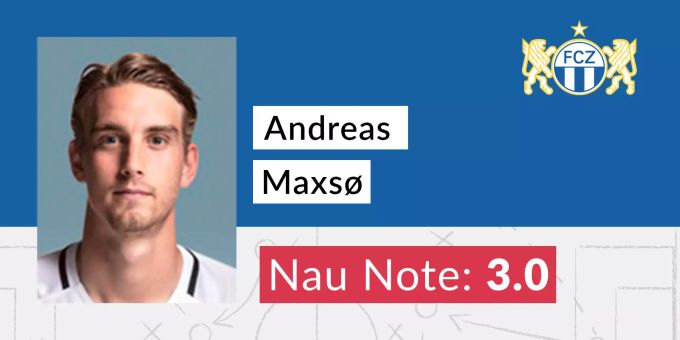 Die Nau-Note für Andreas Maxsö (FCZ). FCZ