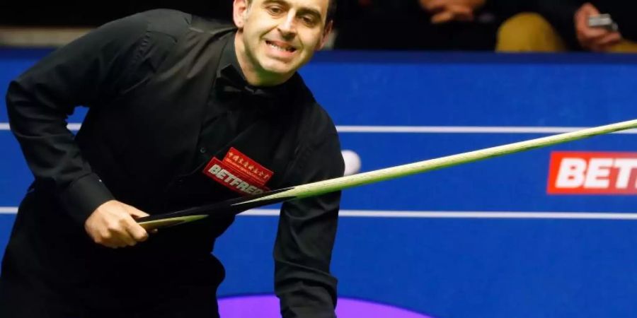 Ronnie O'Sullivan ist überraschend in der ersten WM-Runde ausgeschieden. Foto: Martin Rickett/PA Wire