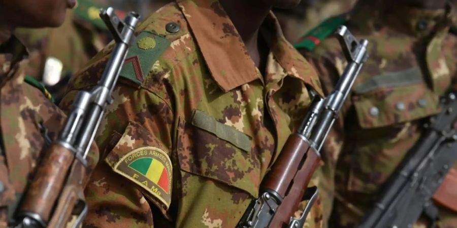 Malische Soldaten in Gao im Norden des Landes