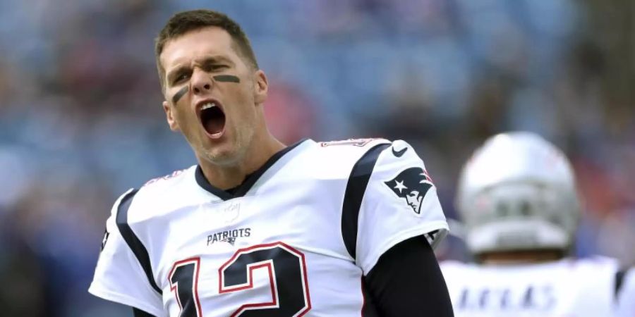 Holte mit den New England Patriots einen Sieg bei den Washington Redskins: Tom Brady. Foto: Ron Schwane/FR78273 AP/dpa