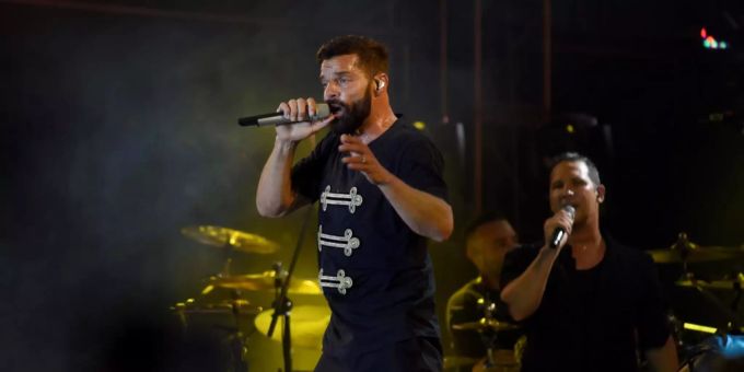 Ricky Martin bei einem Auftritt in Mexiko. Ricky Martin