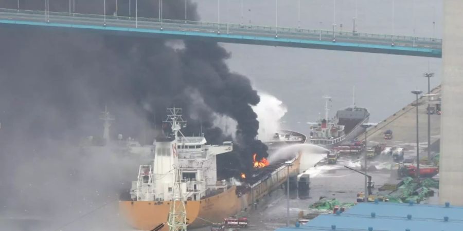 explosion tanker südkorea