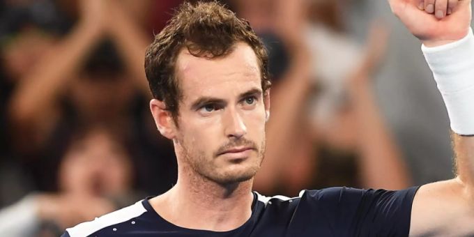 Andy Murray nach seiner Erstrunden-Niederlage in Melbourne im Januar 2019 Andy Murray nach seiner Erstrunden-Niederlage in Melbourne im Januar 2019