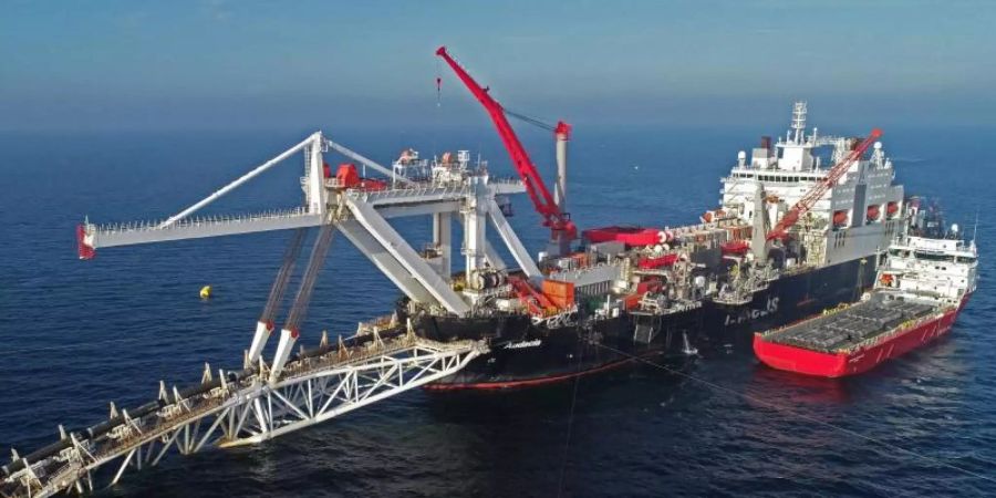 Russland will künftig die Ostseepipeline Nord Stream 2, deren Bau im Moment durch US-Sanktionen lahmgelegt ist, für direkte Lieferungen nach Deutschland nutzen. Foto: Bernd Wüstneck/dpa