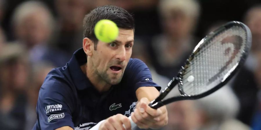 Novak Djokovic strebt in Paris-Bercy seinen fünften Titel an