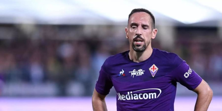 Frank Ribéry hat sich beim Spiel gegen den US Lecce am Knöchel verletzt. Foto: Jennifer Lorenzini/Lapresse/Lapresse via ZUMA Press/dpa