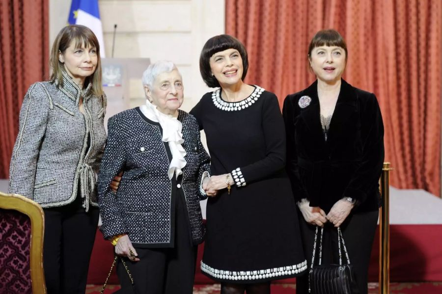 Mireille Mathieu und Mutter