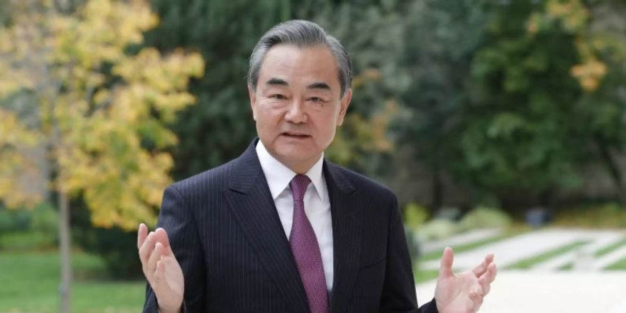 Chinas Aussenminister Wang Yi im Oktober