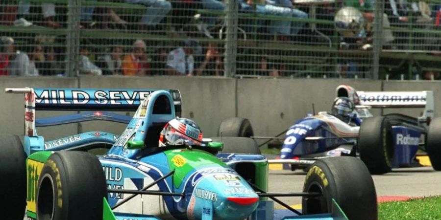 Michael Schumacher feierte 1994 seinen ersten WM-Titel. Foto: Harry Melchert/dpa