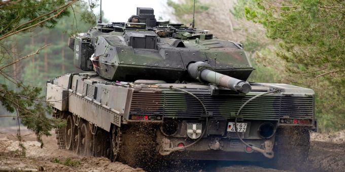 Ein Panzer des Typs Leopard 1. ruag
