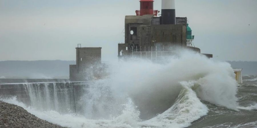 Sturm an der Nordseeküste
