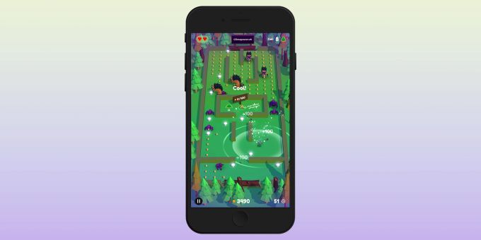 Werde Teil des nachhaltigen Erfolges und gehe im Climapower Game auf Baumsamenjagd. Handy mit Climapower Game