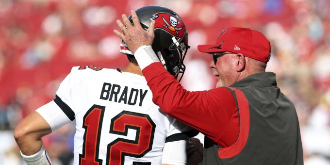 Bruce Arians ist nicht länger Chef-Coach von Tom Brady. NFL