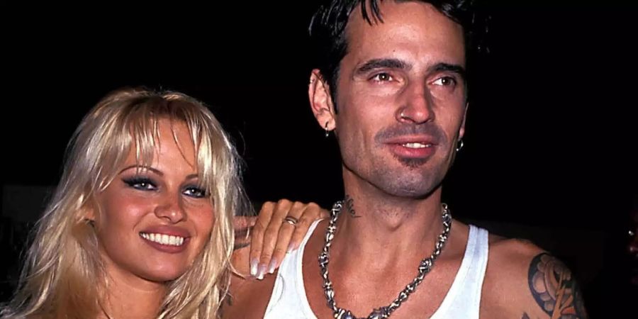 Pamela Anderson und Tommy Lee 1995.